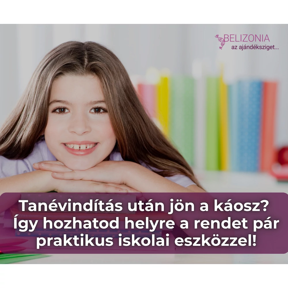 Tanévindítás után jön a káosz? Így hozhatod helyre a rendet pár praktikus iskolai eszközzel!