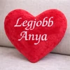 Kép 4/4 - Hímzett szív párna - Ajándék Anyának -Anyák napi ajándék