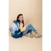 Kép 6/6 - Iskolatáska, cipzáras, BELMIL "Leisure Plus Shine like a Star Jeans", csillag