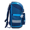 Kép 3/7 - Iskolatáska, mágneszárral, BELMIL "Compact Racing Blue Neon", versenyautó