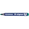 Kép 2/3 - Alkoholos marker, 2-4 mm, kúpos, DONAU "D-signer U", zöld