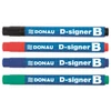 Kép 3/3 - Táblamarker, 2-4 mm, kúpos, DONAU "D-signer B"", fekete