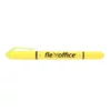 Kép 2/3 - Szövegkiemelő, 1,0 / 4,0 mm, kétvégű, FLEXOFFICE "HL01", sárga