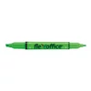 Kép 2/3 - Szövegkiemelő, 1,0 / 4,0 mm, kétvégű, FLEXOFFICE "HL01", zöld