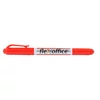 Kép 2/2 - Alkoholos marker, 0,4 / 1,0 mm, kúpos, kétvégű, FLEXOFFICE "PM01", piros