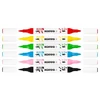 Kép 3/5 - Dekormarker készlet, akril, 1-2 mm, kétvégű, KORES " K-Kreative", 6 különböző szín