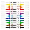 Kép 3/5 - Dekormarker készlet, akril, 1-2 mm, kétvégű, KORES " K-Kreative", 12 különböző szín