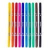Kép 2/4 - Filctoll készlet, 1-3 mm, kétvégű, kimosható, KORES "Korellos 2in1", 10 különböző szín