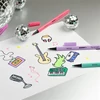 Kép 4/4 - Filctoll készlet, kimosható, KORES "K-beats", 15 különböző szín
