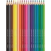 Kép 2/2 - Színes ceruza készlet, háromszögletű, MAPED "Color`Peps Star", 18 különböző szín