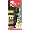 Kép 1/7 - Szövegkiemelő készlet, 1-5 mm, kétvégű, MAPED "Fluo Peps Duo", vegyes színek