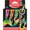 Kép 1/9 - Szövegkiemelő készlet, 1-5 mm, MAPED "Fluo Peps Flex", 4 különböző szín