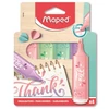 Kép 1/4 - Szövegkiemelő készlet, 1-5 mm, MAPED "Fluo Peps Flex Pastel", pasztell szín, vegyes készletek