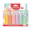 Kép 1/9 - Szövegkiemelő készlet, 1-5 mm, MAPED "Fluo Peps Quality", 6 különböző pasztell szín