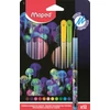 Kép 1/9 - Filctoll készlet, 0,8 mm, kimosható, MAPED "Deepsea Paradise", 12 különböző szín