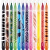 Kép 2/2 - Filctoll készlet, 2,8 mm, kimosható, MAPED "Color`Peps Animals", 12 különböző szín