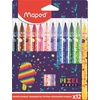Kép 1/8 - Filctoll készlet, 2,8 mm, kimosható, MAPED "Pixel Party", 12 különböző szín