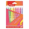 Kép 1/2 - Filctoll készlet, 2,8 mm, kimosható, MAPED "Neon", 10 különböző szín