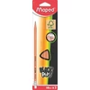 Kép 1/2 - Grafitceruza radírral, HB, FSC 100%, háromszögletű, MAPED "Black`Peps"
