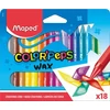 Kép 1/3 - Zsírkréta, MAPED "Color`Peps Wax", 18 különböző szín