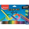 Kép 1/7 - Színes ceruza készlet, háromszögletű, MAPED "Color`Peps INFINITY", 24 különböző szín
