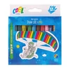 Kép 1/5 - Zsírkréta, kerek, COOL BY VICTORIA, 12 különböző szín