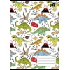 Kép 1/2 - Füzet, tűzött, A5, vonalas, 32 lap, 1. osztály, COOL BY VICTORIA "Dinosaurus world", "14-32"