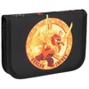 Kép 1/3 - Tolltartó, klapnis, cipzáras, töltött, LEGO "Ninjago Dragon Energy", fekete-mintás
