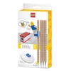 Kép 1/4 - Grafitceruza szett, HB, hegyezővel, radírral, mini figurával, LEGO
