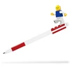 Kép 3/3 - Zseléstoll, 0,7 mm, kupakos, mini figurával, LEGO, piros
