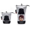Kép 1/3 - Tolltartó, cipzáras, pop-up, LEGO "Star Wars Darth Vader / Anakin", szürke-fekete-mintás