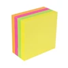Kép 2/4 - Öntapadó jegyzettömb, 75x75 mm, 400 lap, VICTORIA OFFICE, neon
