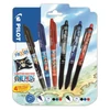 Kép 1/5 - Rollertoll készlet, 0,35 mm, nyomógombos, PILOT "Frixion Ball" / "Frixion Ball Plus", 3különböző szín + One Piece matrica