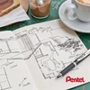 Kép 3/4 - Zseléstoll betét 0,35 mm, PENTEL "EnerGel LRP7", kék