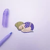 Kép 2/5 - Szövegkiemelő, 1-3,3 mm, törölhető, PILOT "Frixion Light Soft", pasztell-lila