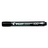 Kép 1/2 - Alkoholos marker, 1 mm, kúpos, PILOT "Permanent Marker 100", fekete