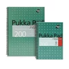 Kép 4/4 - Spirálfüzet, A4 + , kockás, 100 lap, PUKKA PAD, "Metallic Jotta"