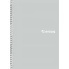 Kép 4/4 - Spirálfüzet, A5, kockás, 80 lap, PP borító, SHKOLYARYK "Genius Pastel", vegyes