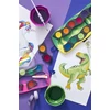 Kép 5/5 - Vízfesték, 12 darabos, összeilleszthető, FABER-CASTELL "Dinoszaurusz" + 1 tubus fehér tempera + dinoszaurusz matrica