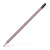 Kép 1/2 - Grafitceruza radírral, B, háromszögletű, FABER-CASTELL "Grip 2001", rózsaszín