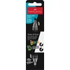 Kép 1/2 - Dekormarker, 1,0 / 3,0 mm, kétvégű, akril, FABER-CASTELL "Shake&Paint", fekete