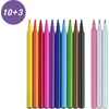 Kép 3/4 - Filctoll készlet, FABER-CASTELL "Unikornis" 10 különböző szín + 3 csillámos