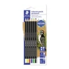 Kép 1/2 - Jelölőceruza készlet, mindenre író, vízálló, STAEDTLER "Lumocolor® permanent glasochrom 108 20", 6 különböző szín