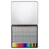 Kép 2/3 - Akvarell ceruza készlet, hatszögletű, fém doboz, STAEDTLER "Karat® aquarell 125", 24 különböző szín