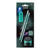 Kép 1/6 - Grafitceruza készlet, hegyezővel, radírral, HB, STAEDTLER "Norix® 181", franciazöld