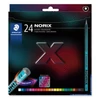 Kép 1/6 - Színes ceruza készlet, STAEDTLER "Norix® 186", 24 különböző szín