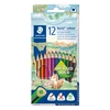 Kép 1/6 - Színes ceruza készlet, háromszögletű, STAEDTLER "Noris Colour 187", 12 különböző szín