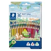 Kép 1/6 - Színes ceruza készlet, háromszögletű, STAEDTLER "Noris Colour 187", 36 különböző szín