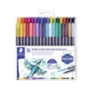 Kép 1/6 - Ecsetirón készlet, 0,5-0,8 / 1,0-6,0 mm, kétvégű, STAEDTLER "3001", 36 szín