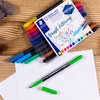 Kép 2/2 - Ecsetirón készlet, 0,5-0,8 / 1,0-6,0 mm, kétvégű, STAEDTLER "3004"", 12 szín